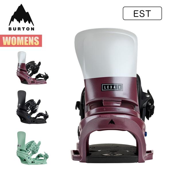 25-26モデル■Womens Burton Lexa X EST(R) Snowboard Bindingsレディース レクサ X EST(R) スノーボードバインディングウィメンズ ビンディングThe Channelボードにのみ対応【カ...