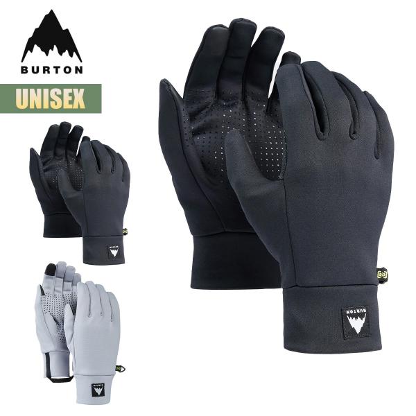 25-26モデル■Burton Stretch Glove Liner 2.0（バートン ストレッチ グローブライナー 2.0）【カラー】・True Black（ブラック系）・Silver Sconce（グレー系）―――――――――――――...