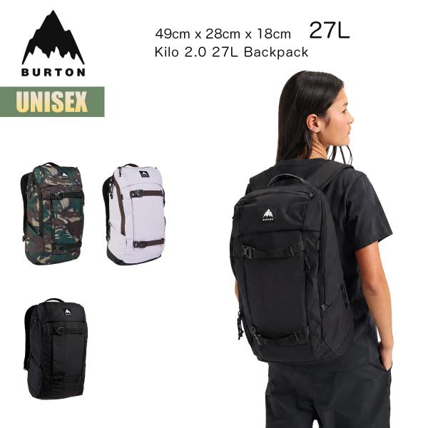 バートン リュック 26-27 Burton キロ 2.0 27リットル バックパック 27WIN-213431 Kilo 2.0 27L Backpack リュックサック ストリート カジュアル スケートボード