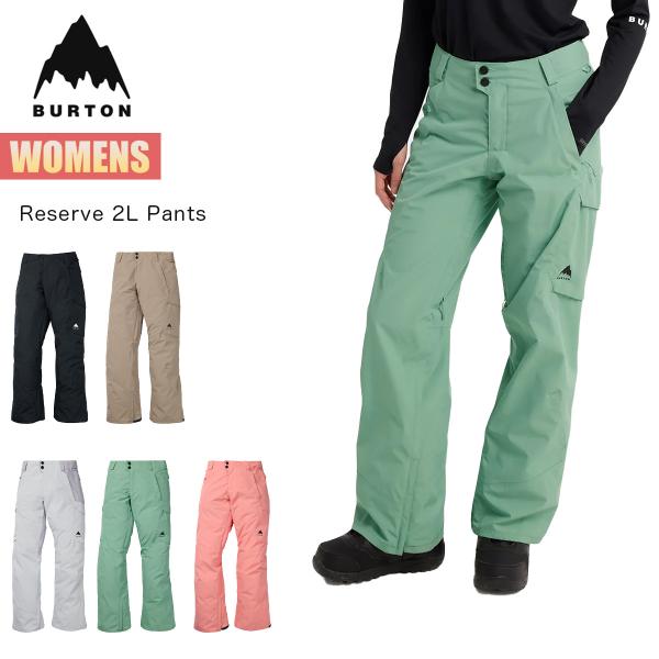 25-26モデルUS size商品■Women's Burton Reserve 2L Pantsレディース バートン リザーブ 2レイヤー パンツ【カラー】・True Black（ブラック系）・Summit Taupe（ベージュ系）・Gr...