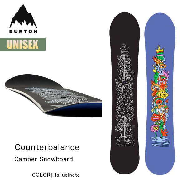 25-26モデルBurton Counterbalance Camber Snowboardバートン カウンターバランス キャンバー スノーボードカラー: Hallucinateライディングレベル: 上級者【サイズ】142 / 146 / ...