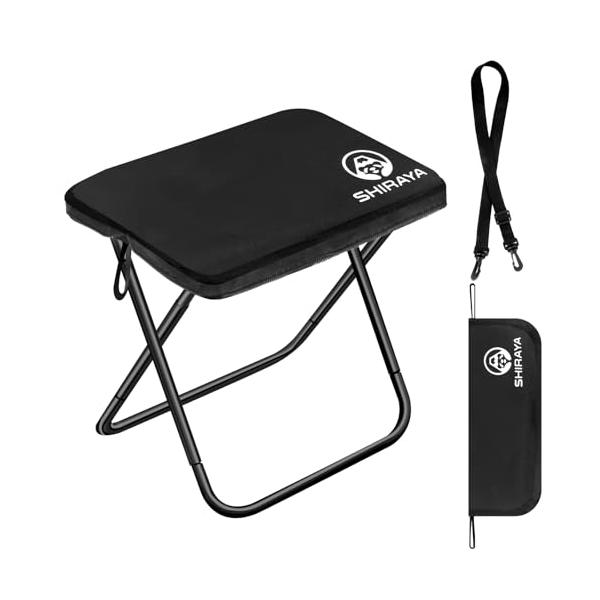 他サイト： 折りたたみ椅子 アウトドアチェア コンパクト 超軽量 アルミ合金 ショルダー付き 持ち運び便利 収納袋一体の商品画像