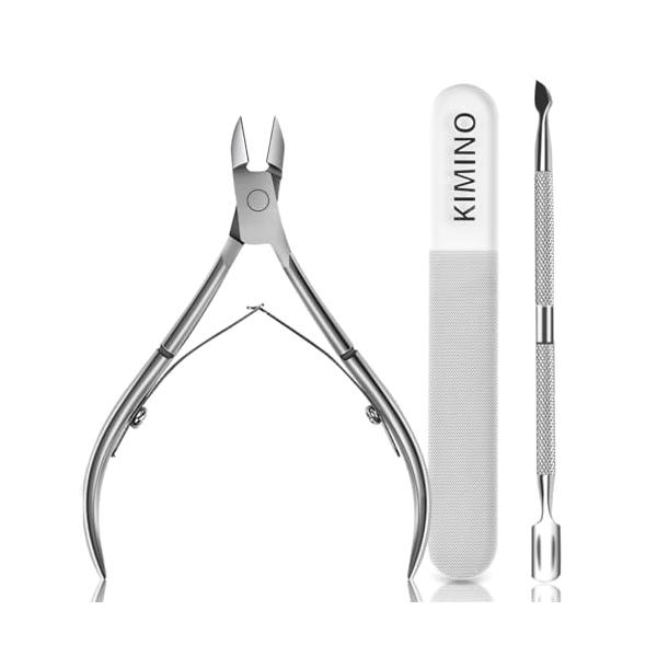 -/3個アソート/-・【甘皮処理の必須アイテム♪】清潔感のある美しい手にしたい、または爪のメンテナンスをしたいという方には、甘皮のお手入れも必要です。キューティクルニッパーは、短い刃先で普通の爪切りなどでは処理しにくいささくれ部分や、甘皮部...