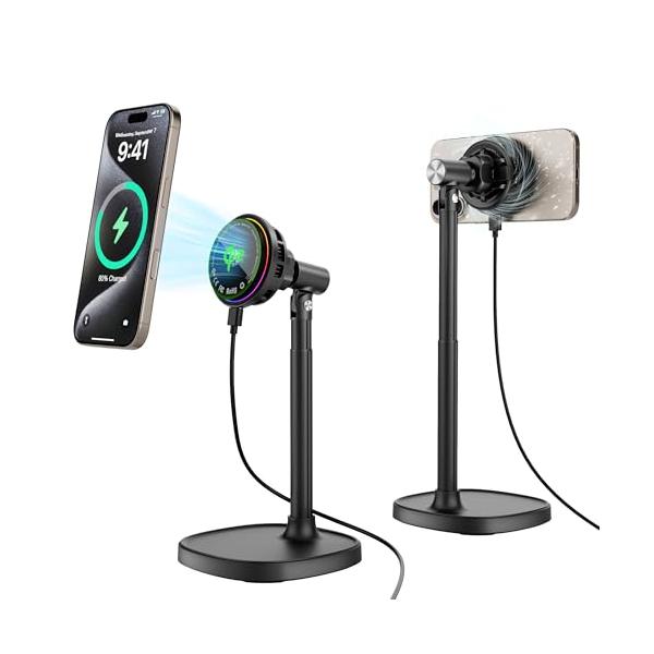 -/-/X132-ZJ・「Qi2認証・3?1スマホスタンド」本製品はワイヤレス充電国際規格Qi2認証を取得した、冷却機能・ワイヤレス充電機能・マグネット機能を結合した3in1スマホスタンドです。ペルチェ冷却機能を搭載するMagSafeワイヤ...