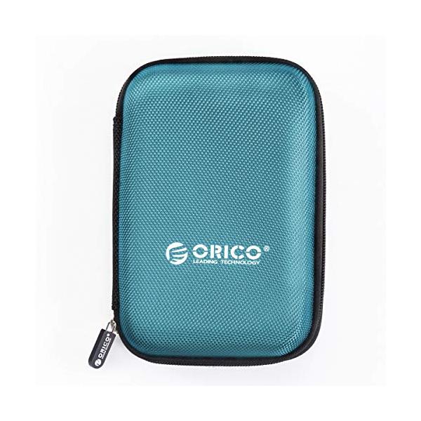 ORICO 2.5インチ ハードディスク 収納 ケース ポータブル HDD 保護ケース SSD本体/ケーブル 小物収納 擦り傷防止 防塵 耐衝撃