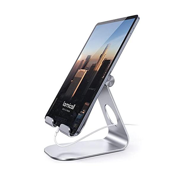 他サイト： タブレット スタンド アルミ ホルダー 角度調整可能 Lomicall stand : 卓上 縦置き スタンド タブレット 置き台 デスク台 立の商品画像