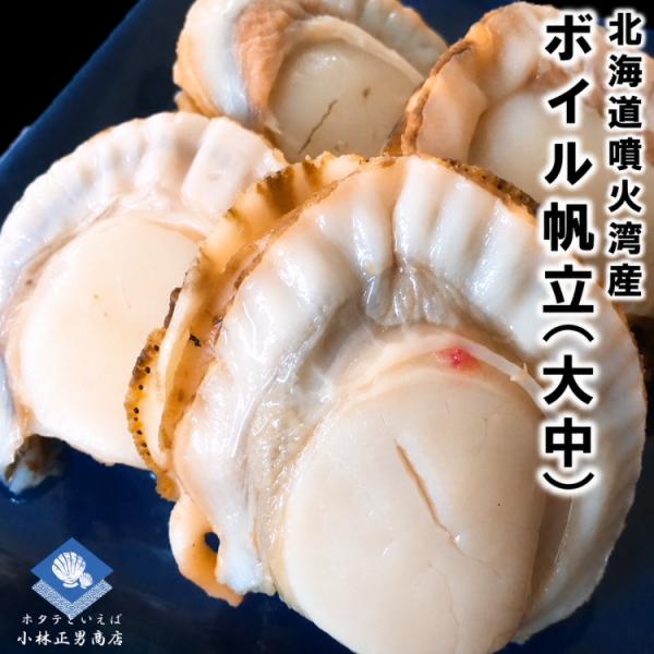 【大中サイズ】北海道 噴火湾産 ボイルホタテ 800g（31-35粒入/Sサイズ）旨味詰まっております｜様々な調理に｜BBQにも最適｜