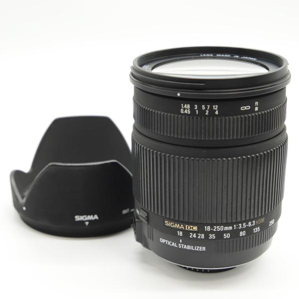 シグマ 【並品】SIGMA 高倍率ズームレンズ 18-250mm F3.5-6.3 DC シグマ 【並品】SIGMA 高倍率ズームレンズ 18-250mm F3.5-6.3 DC