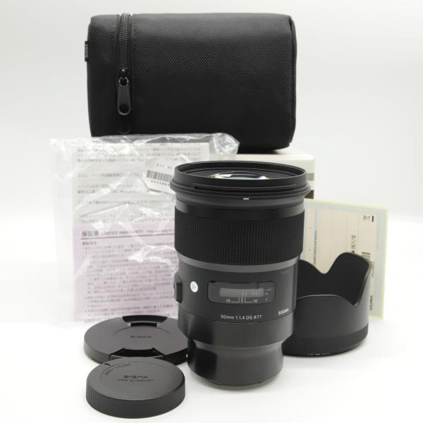 シグマ 【ほぼ新品】SIGMA 50mm F1.4 DG HSM | Art A014 SONY E