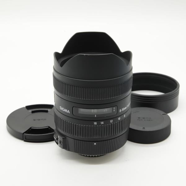 【超広角ズーム/ニコン用】 SIGMA 8-16mm DC HSM 良品】SIGMA 超広角ズームレンズ 8-16mm F4.5-5.6 DC HSM ニコン