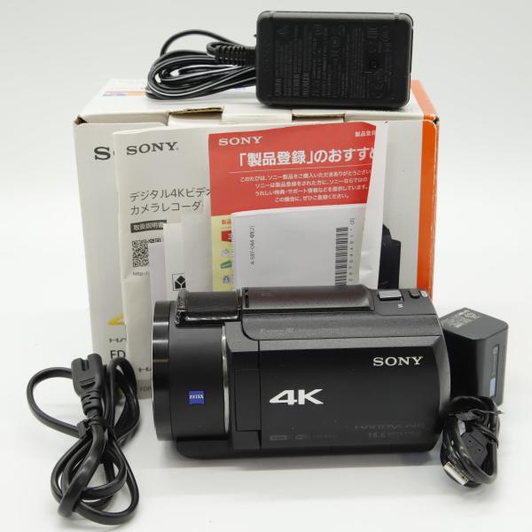 SONY（ソニー） ビデオカメラ FDR-AX40 4K 64GB 光学20倍 ブラック