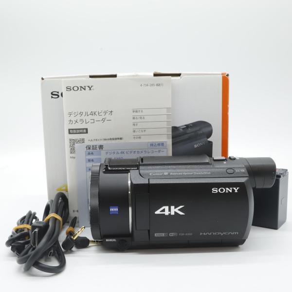 SONY 4K HANDYCAM FDR-AX60 30倍ズーム 本体 SONY（ソニー） 【並品】 4K ビデオカメラ Handycam FDR-AX60 ブラック