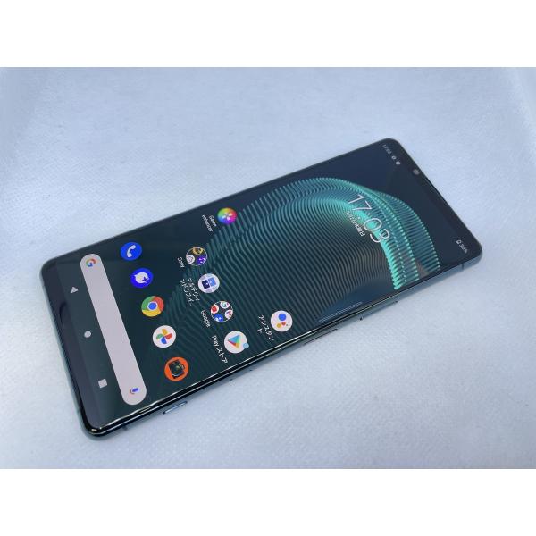 ☆送料無料☆良品☆au☆Xperia 5 III SOG05☆ブルー☆0011280000013