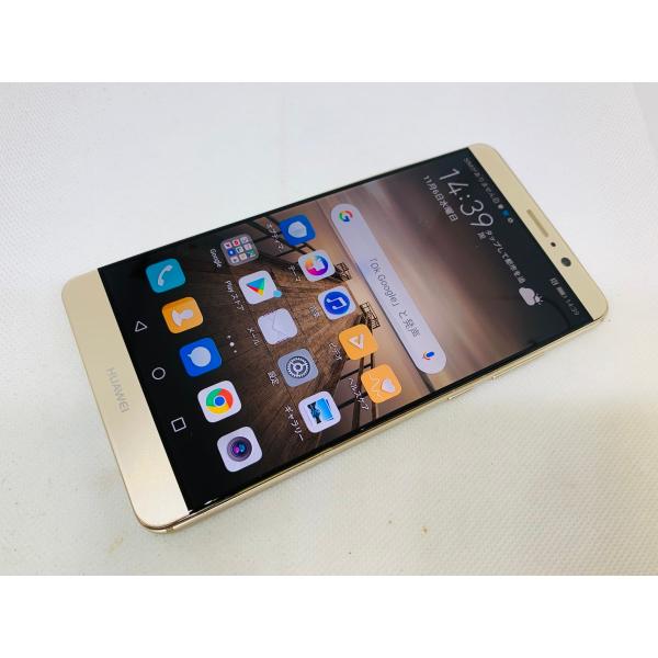 【ヤフオクにて取引完了】【良品】Huawei　Mate9　SIMフリー　シャンパンゴールド　DSDS ヤフオクにて取引完了】【良品】Huawei Mate9 SIMフリー シャンパン