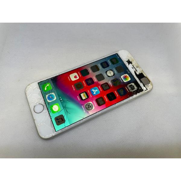 ☆送料無料☆ジャンク☆au☆iPhone 6 128GB☆シルバー☆0015280013779