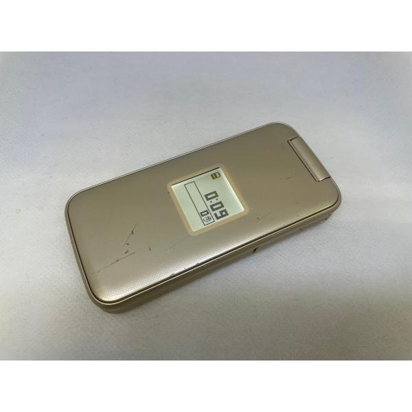 ☆送料無料☆docomo☆らくらくホン F-02J☆ゴールド☆0017280000180