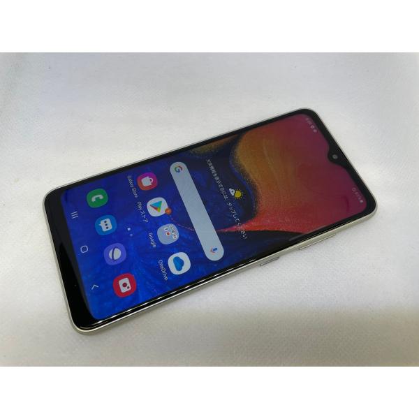 ギャラクシーa20 未使用 ☆送料無料☆ジャンク☆UQ☆Galaxy A20 SCV46-u☆ホワイト