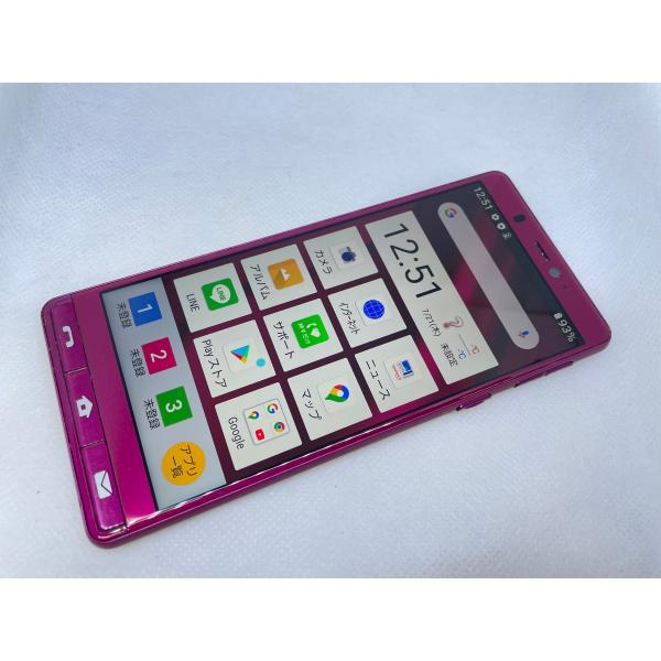 ☆送料無料☆SoftBank☆シンプルスマホ5 A001SH☆パープル