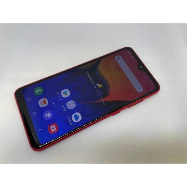 ☆送料無料☆ジャンク☆au☆Galaxy A20 SCV46☆レッド☆0080280012991