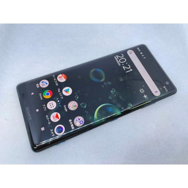 ☆送料無料☆美品☆au☆Xperia XZ3 SOV39☆ブルー☆0080280019468☆SYS