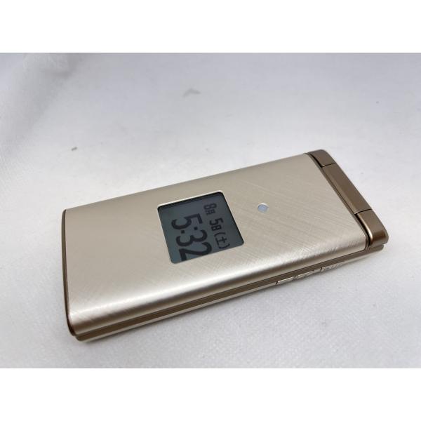 ☆送料無料☆良品☆au☆かんたんケータイ KYF38☆ゴールド