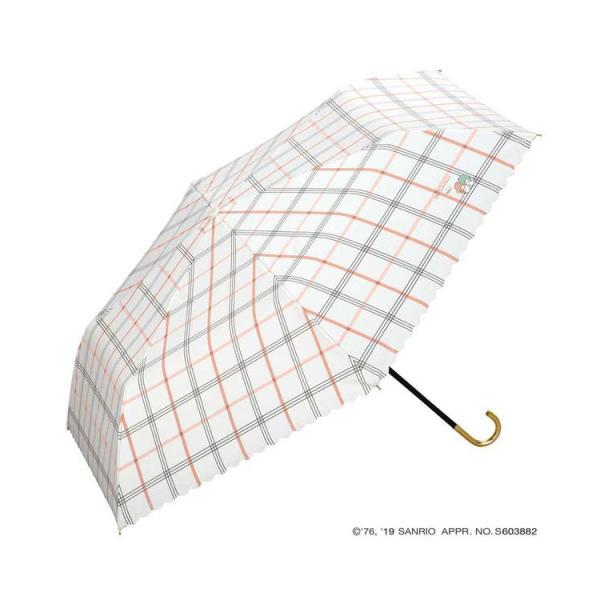 Wpc 晴雨兼用 折りたたみ傘 日傘 キキ ララ キキララ ガーリーチェック ピンク 雅美良品 通販 Paypayモール