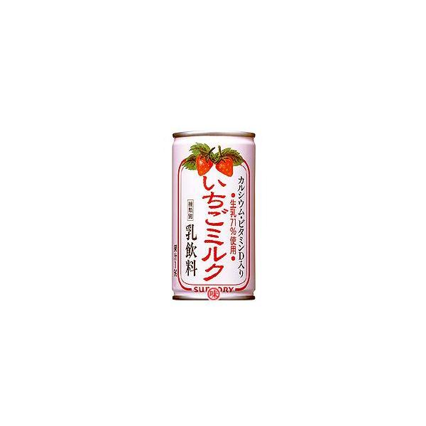 いちごミルク 乳飲料 サントリー 190g×30本 缶 1ケースセット いちごミルク 乳飲料 サントリー 190g×30本 缶 1ケースセット