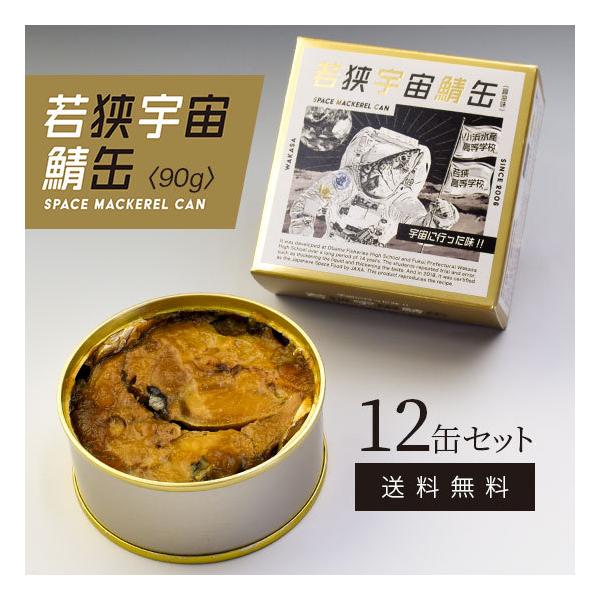 To ዷFI SPACE MACKEREL CAN 90g×12ʃZbg 