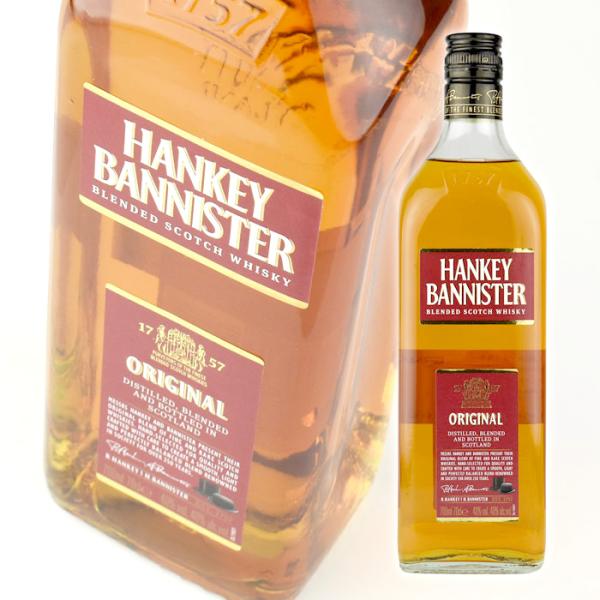 ウイスキー 40度 ハンキーバニスター オリジナル 700ml 瓶 1本 : 酒
