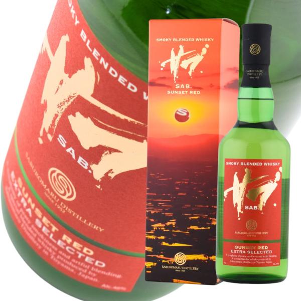 ウイスキー 46度 SAB. SUNSET RED サンセットレッド 700ml 1本 三郎丸蒸留所