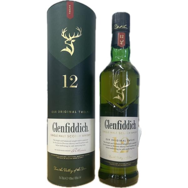 ウイスキー 40度 グレンフィディック 12年 700ml 1本 並行 : 酒宝庫