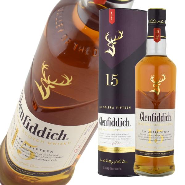 ウイスキー 40度 グレンフィディック 15年 ソレラリザーブ 700ml 瓶 1