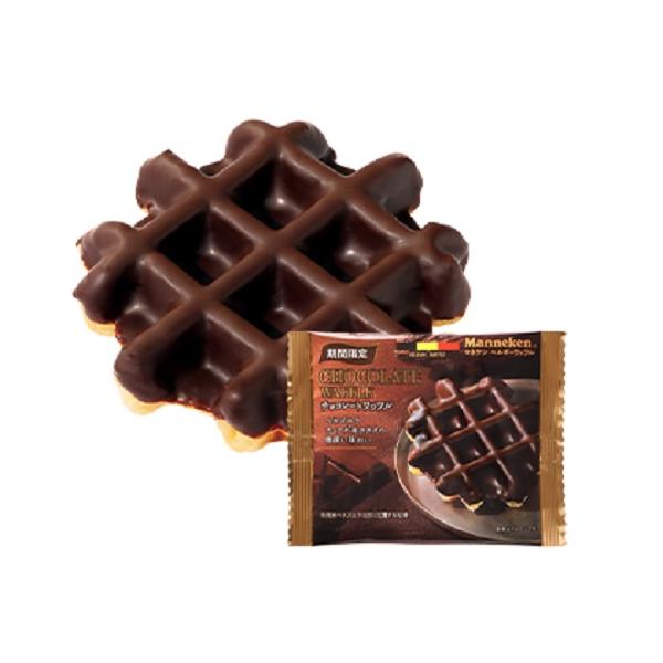 マネケン ベルギーワッフル ≪チョコレートワッフル≫ 6個入り 1箱 送料無料マネケン,洋菓子,ワッフル,セット,お菓子,パールシュガー,おやつ,期間限定,チョコレート