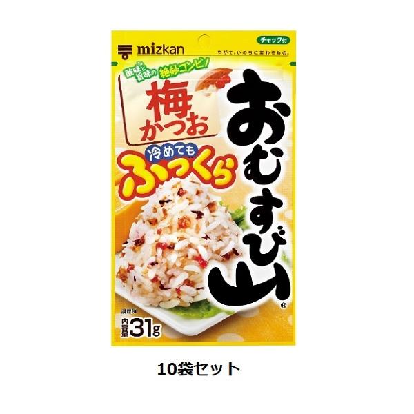 ホカホカごはんに混ぜるだけで、さわやかな梅の風味とかつおのうまみを活かした彩りのよいおむすびが手軽にできます。独自の工夫で、冷めてもごはんが硬くなりにくく、ふっくらしたおいしさで召し上がれます。チャック付袋に入っています。おむすび山は198...