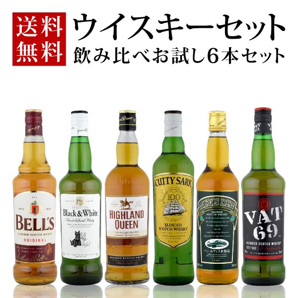ウイスキーセット 送料無料 飲み比べ6本セット ネヴィスデュー