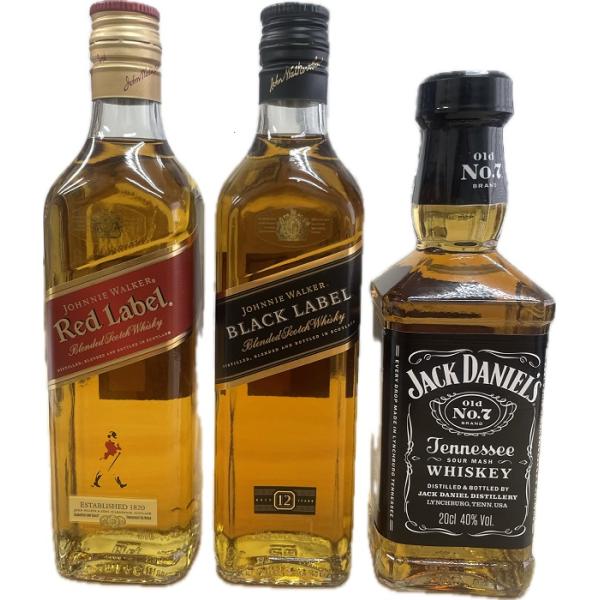 Johnnie Walker 古酒 3本セット 希少】ジョニーウォーカー レッドラベル 旧ボトル3本＋グラス2