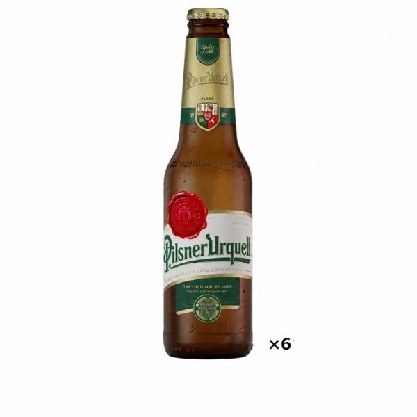 瓶ビール アサヒ ピルスナーウルケル 330ml瓶×6本セット 送料無料