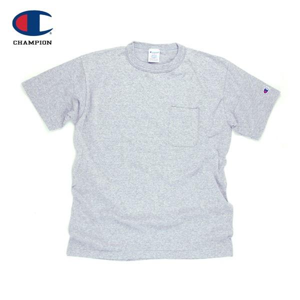 Champion �`�����s�I�� T1011 POCKET-Tee MADE IN USA / GRAY