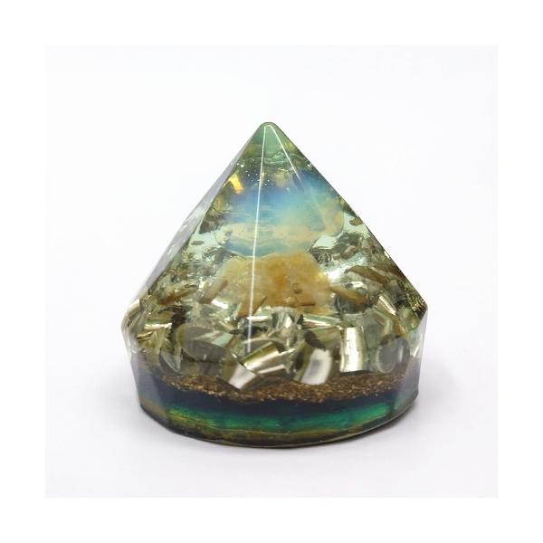 ダイヤモンド型オルゴナイト 目覚めの月光 パワーストーン ボヘミアン