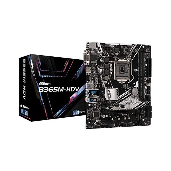 ASRock Intel 第8世代&amp;第9世代 CPU(Soket 1151)対応 B365 チップセット搭載 Micro ATX マザーボード