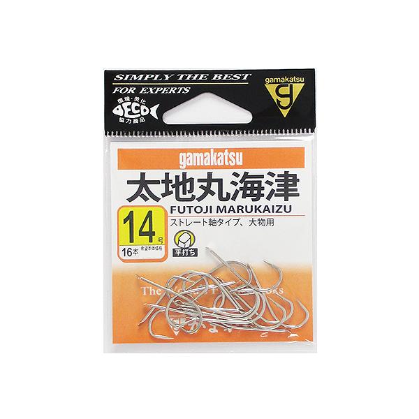 がまかつ  [環境美化協力商品] ●カラー:白 ●針号数:14号 ●その他特徴:16本入 ●代表対象魚:クロダイ（黒鯛）|【がまかつ/Gamakatsu】大物用に軸を太く仕上げました。軸にオモリを付けるテンヤバリに使うのにも適しています。(...