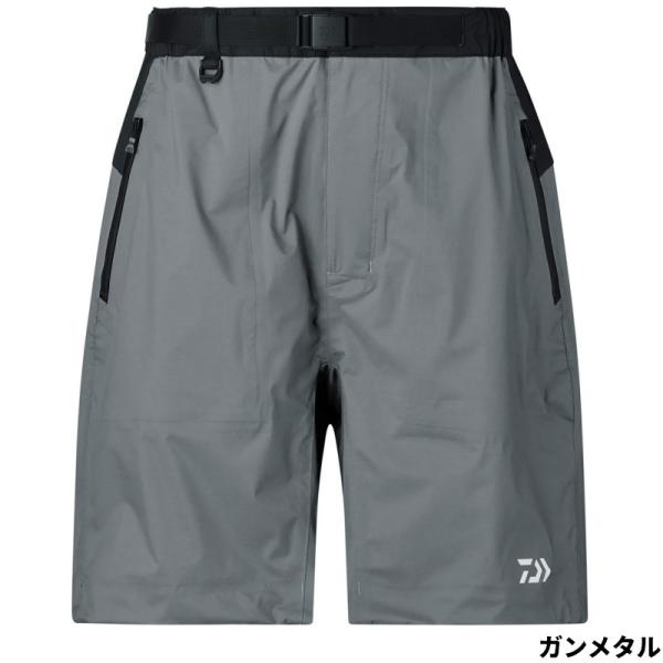 ダイワ ウェア DR-3726P RAINMAX ライトショートレインパンツ XL ガンメタル