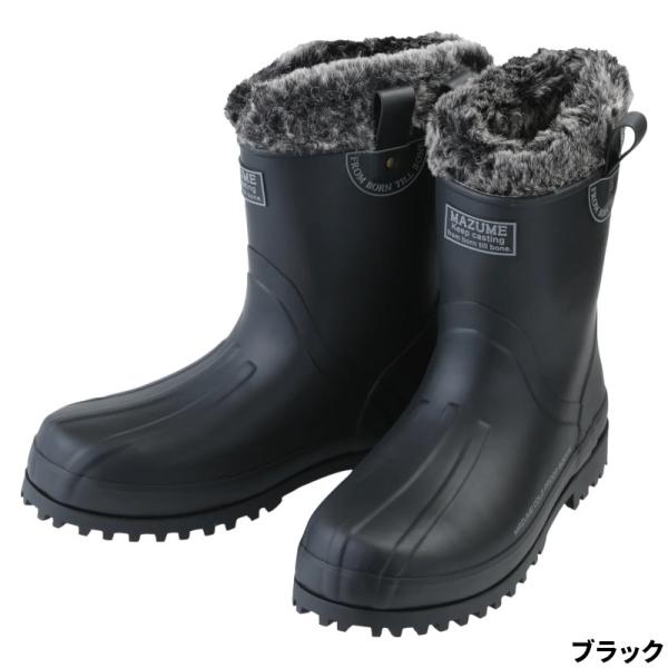 オレンジブルー 防寒ウェア マズメ ウインターブーツ M ブラック MZRB
