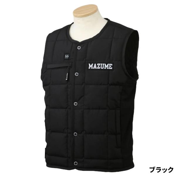 オレンジブルー 防寒ウェア マズメ ヒーターベスト L ブラック MZFW
