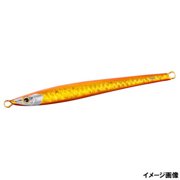 シマノ オシア  ●カラー:013 キョウリンアカキン ●サイズ:150g ●全長:184mm ●自重:150g ●フック:無 ●釣り方、フィールド:ソルトルアー（オフショア） ●代表対象魚（詳細）:青物|肉厚を抑えた細身のロングシルエット...