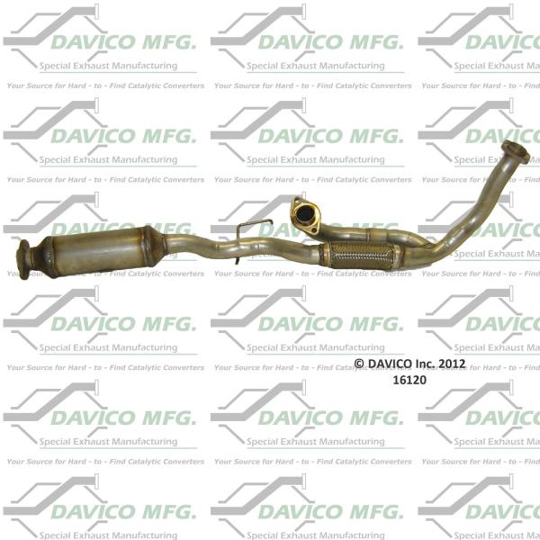 【並行輸入品】Davico 16120 触媒コンバーター Davico 16120 Catalytic Converter, 1 Pack