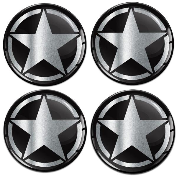 【並行輸入品】4 x 60mm 3D Domed Car Wheel Centre Center Off Road Rims Stickers