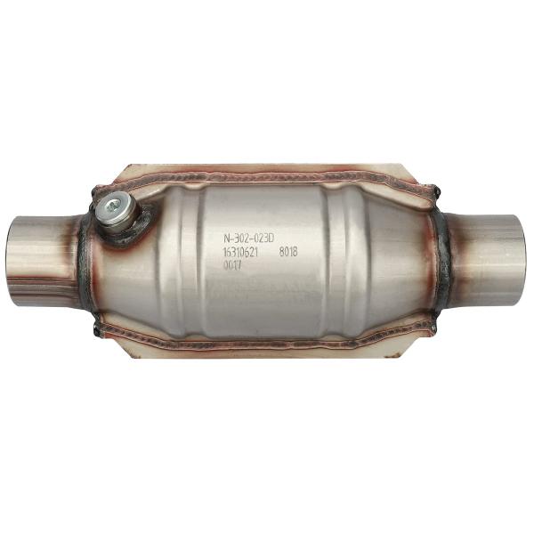 【並行輸入品】MAYASAF 2.25インチ インレット/アウトレット ユニバーサル触媒コンバーター O2ポート&ヒートシールド付き (EPA準