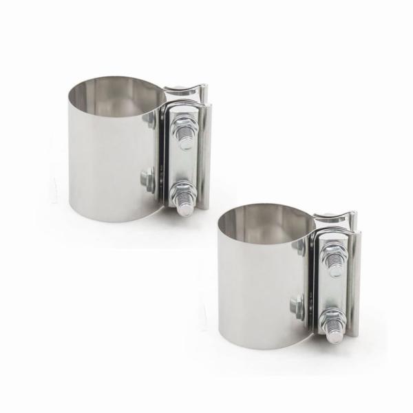 【並行輸入品】AotoKoop 2 Inch Exhaust Clamps, 2