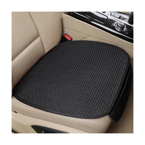 【並行輸入品】Sylvil 車用フロントシートプロテクターマット 2枚 18.98インチ × 19.75インチ 低反発素材 滑り止め 自動車クッ